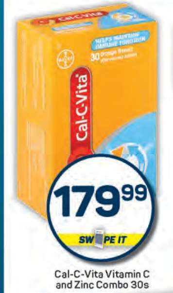 Cal-C-Vita Vitamin C and Zinc Combo 30s