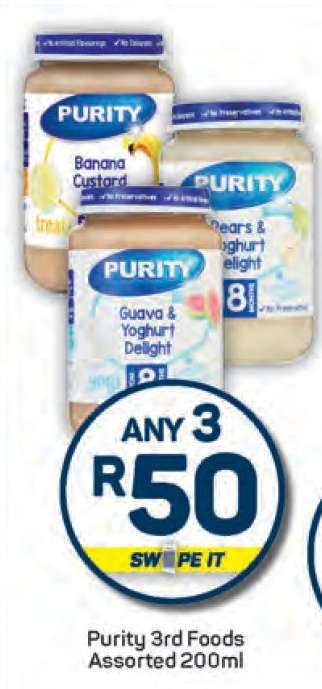 Purity 3rd Foods Assorted 200ml