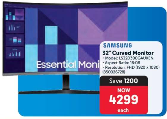 Samsung 32" Curved Monitor