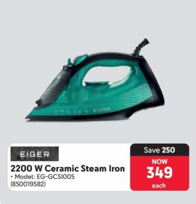 Eiger 2200 W Ceramic Steam Iron