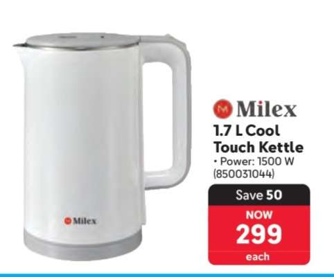 Milex 1.7 L Cool Touch Kettle