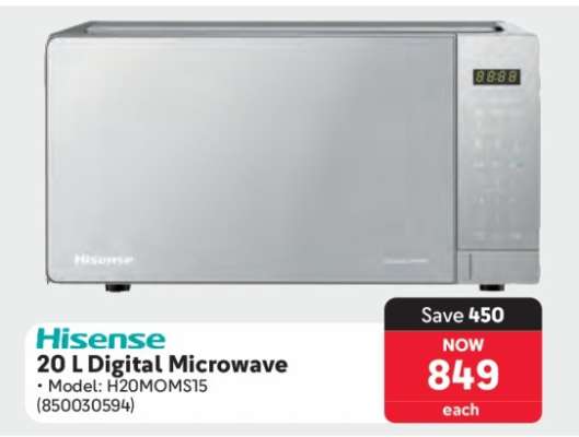 Hisense 20 L Digital Microwave