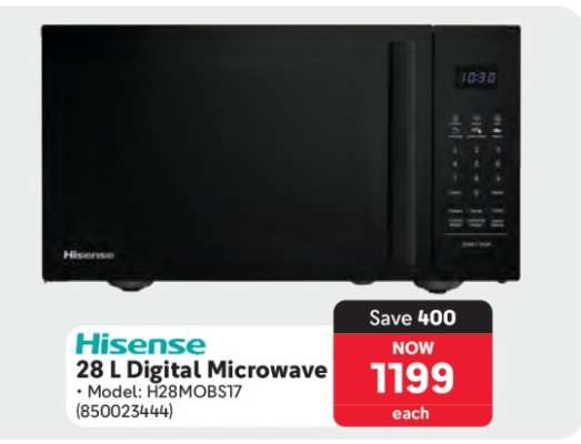 Hisense 28 L Digital Microwave