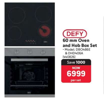 DEFY 60 mm Oven and Hob Box Set