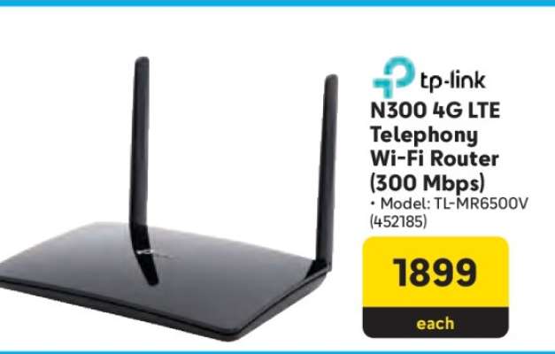 TP-LINK N300 4G LTE Telephony Wi-Fi Router (300 Mbps)