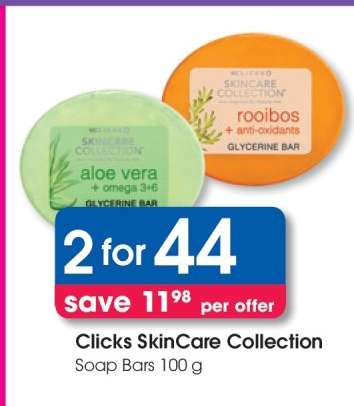 Clicks SkinCare Collection Soap Bars