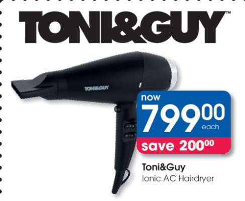 Toni&Guy Ionic AC Hairdryer