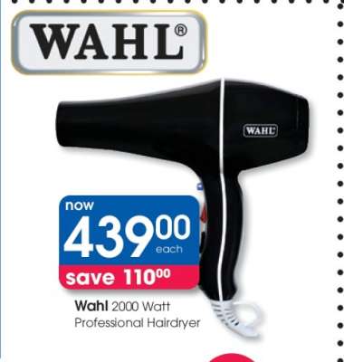 Wahl 2000 Watt Professional Hairdryer