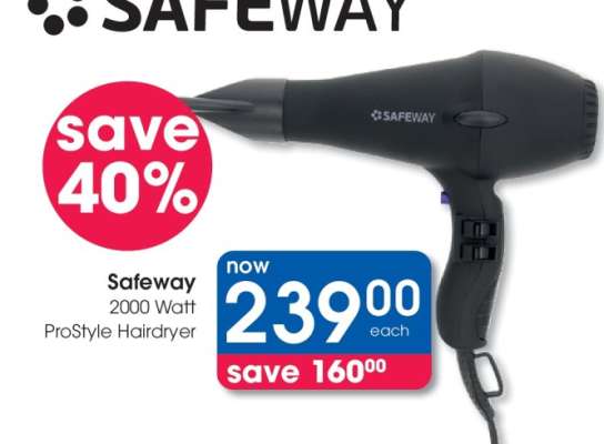 Safeway 2000 Watt ProStyle Hairdryer