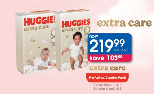 Huggies extra care