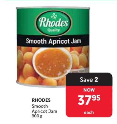 Rhodes Smooth Apricot Jam