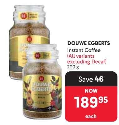 Douwe Egberts Instant Coffee