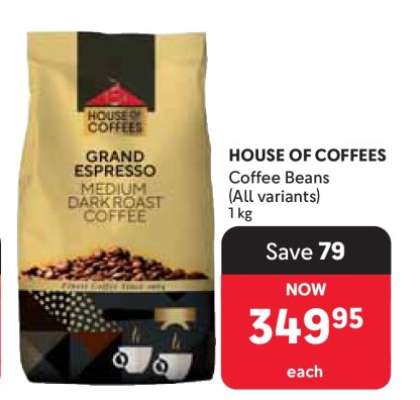 HOUSE OF COFFEES Coffee Beans