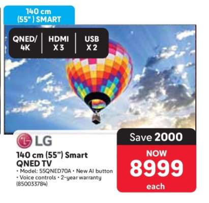 LG 140 cm (55”) Smart QNED TV