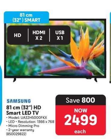 Samsung 81 cm (32") HD Smart LED TV