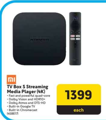 TV Box S Streaming Media Player (4K)