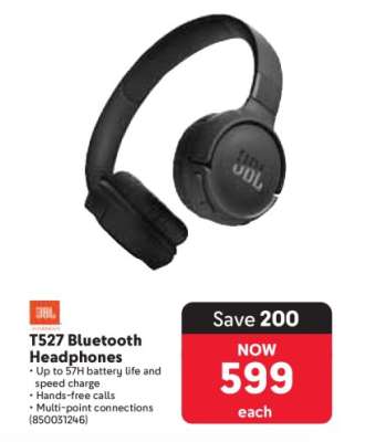 T527 Bluetooth Headphones