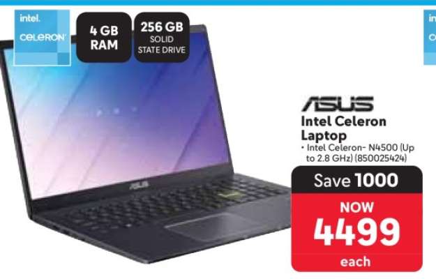 Asus Intel Celeron Laptop
