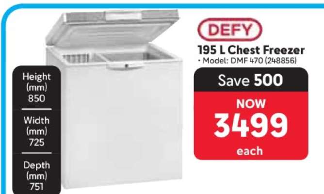 DEFY 195 L Chest Freezer