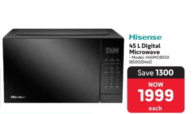 Hisense 45 L Digital Microwave