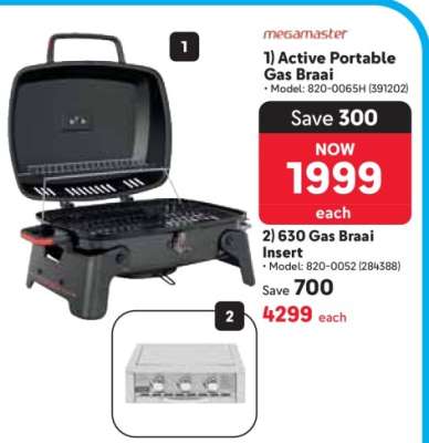 Active Portable Gas Braai