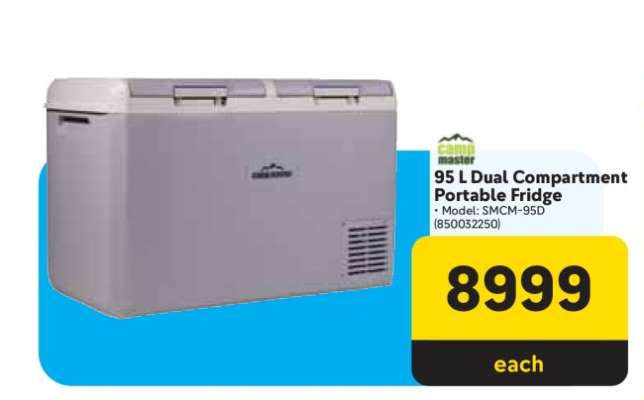 95 L Dual Compartment Portable Fridge