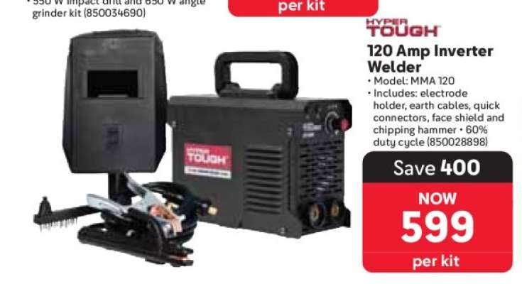 120 Amp Inverter Welder