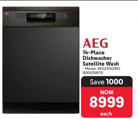 AEG 14-Place Dishwasher Satellite Wash