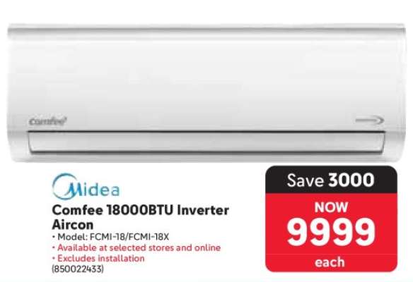 Midea Comfee 18000BTU Inverter Aircon