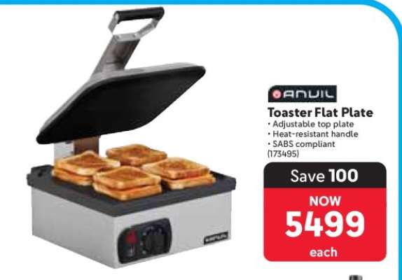 Anvil Toaster Flat Plate