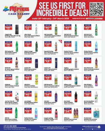 Africa Cash & Carry catalogue  - 26/02/2026 - 04/03/2026.