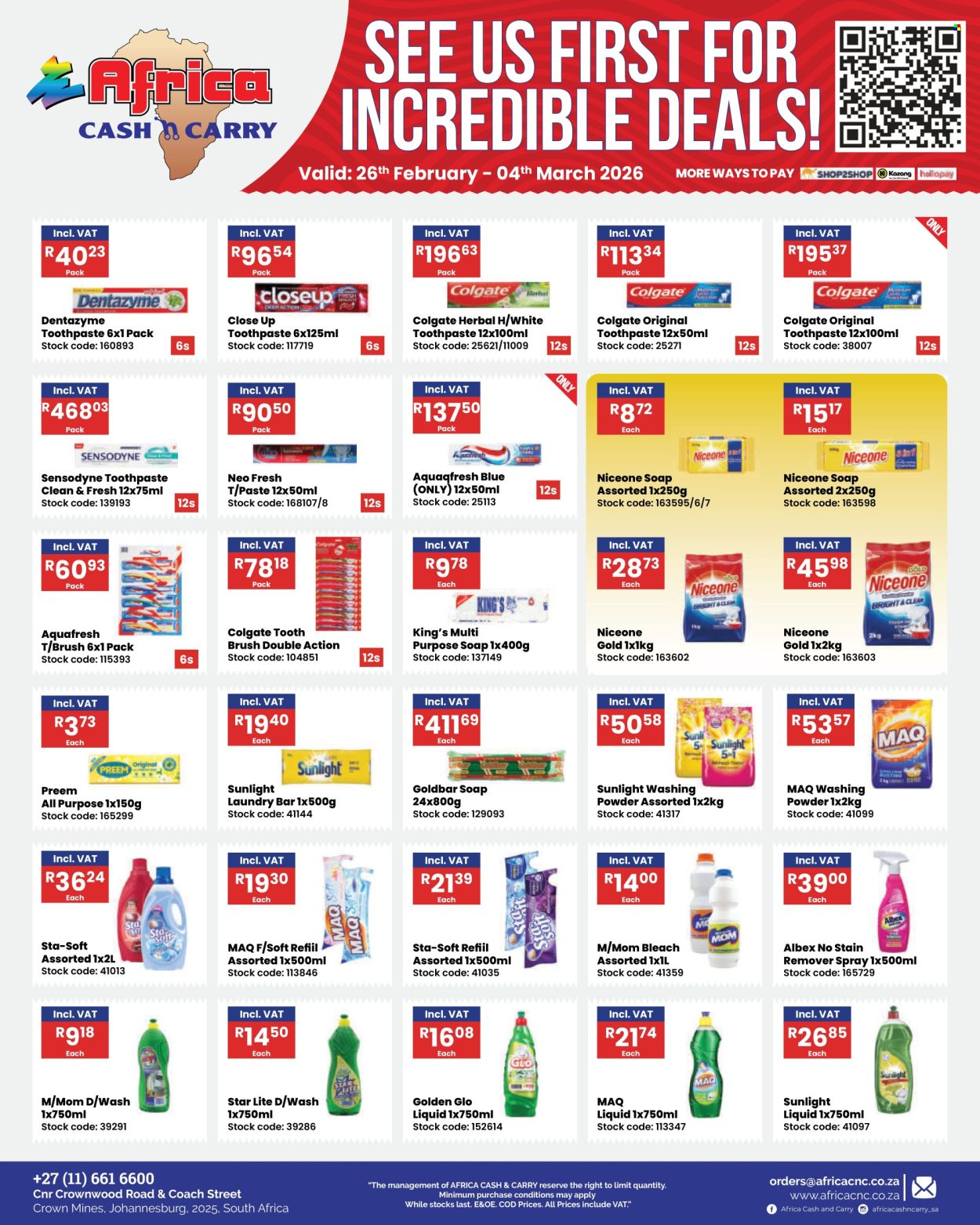Africa Cash & Carry specials - 26/02/2026 - 04/03/2026. Page 11