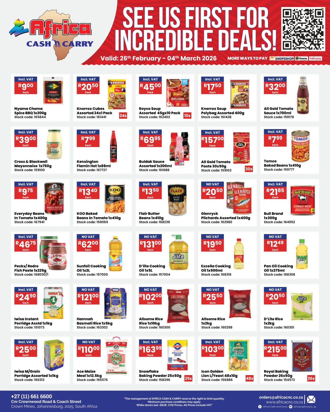 Africa Cash & Carry specials - 26/02/2026 - 04/03/2026. Page 18