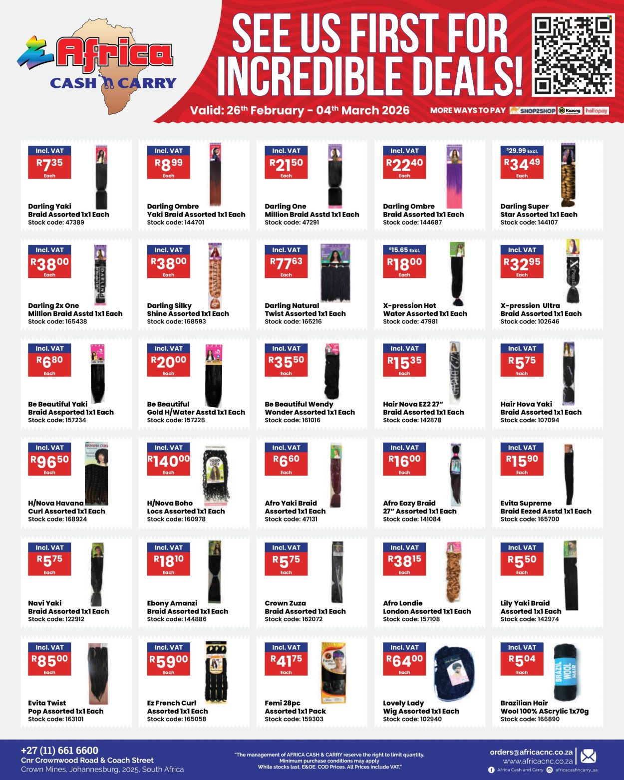 Africa Cash & Carry specials - 26/02/2026 - 04/03/2026. Page 19
