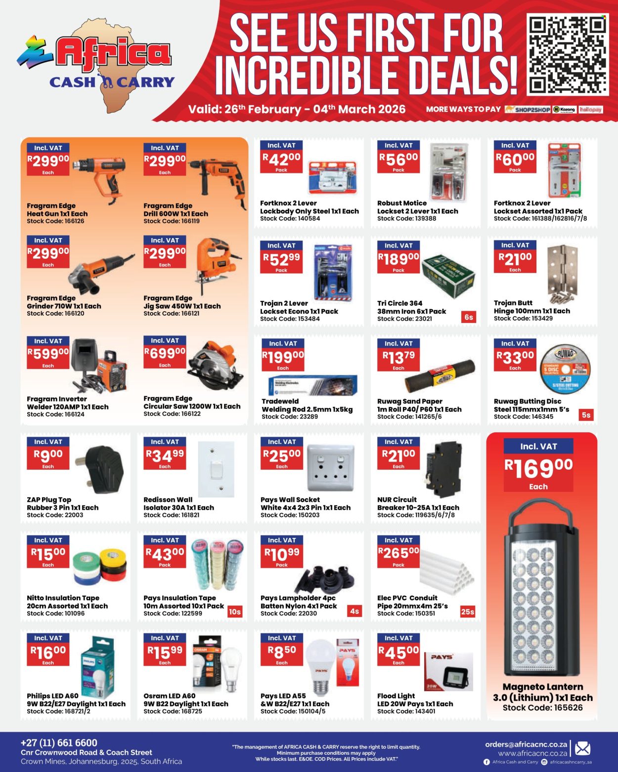 Africa Cash & Carry specials - 26/02/2026 - 04/03/2026. Page 25