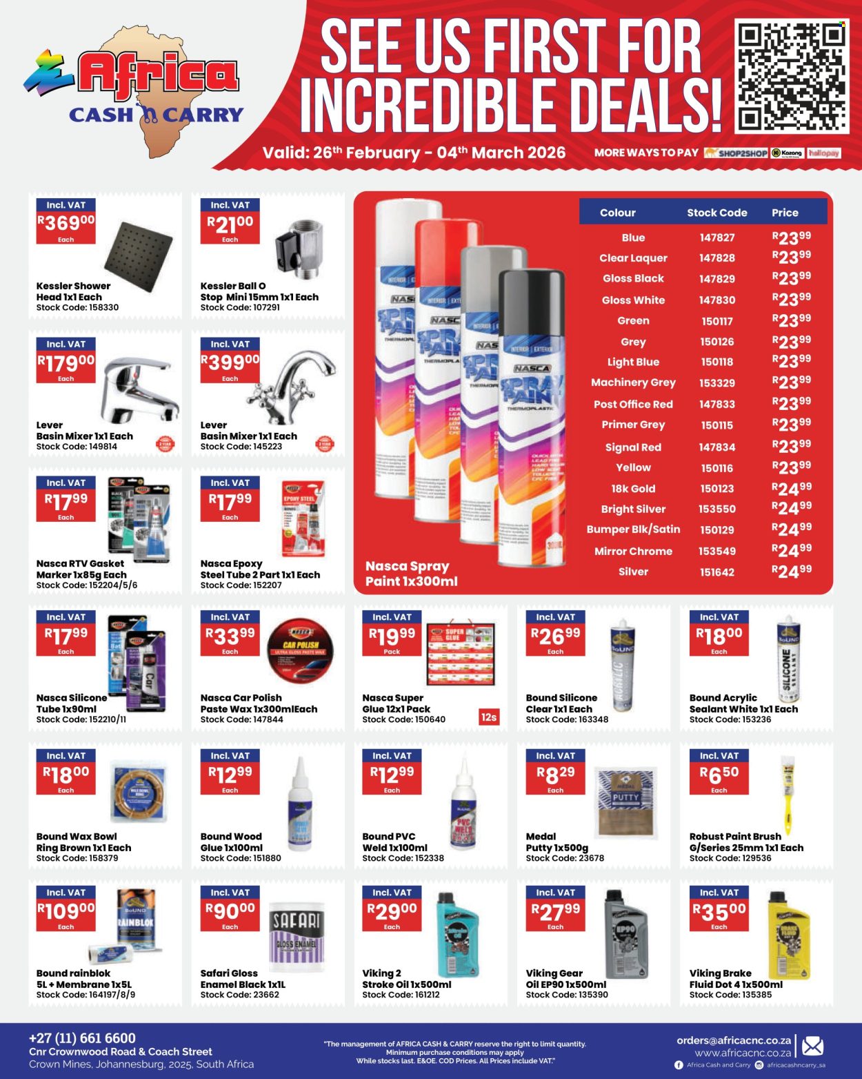 Africa Cash & Carry specials - 26/02/2026 - 04/03/2026. Page 26