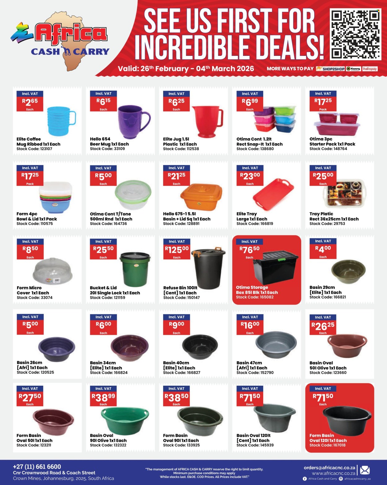 Africa Cash & Carry specials - 26/02/2026 - 04/03/2026. Page 30