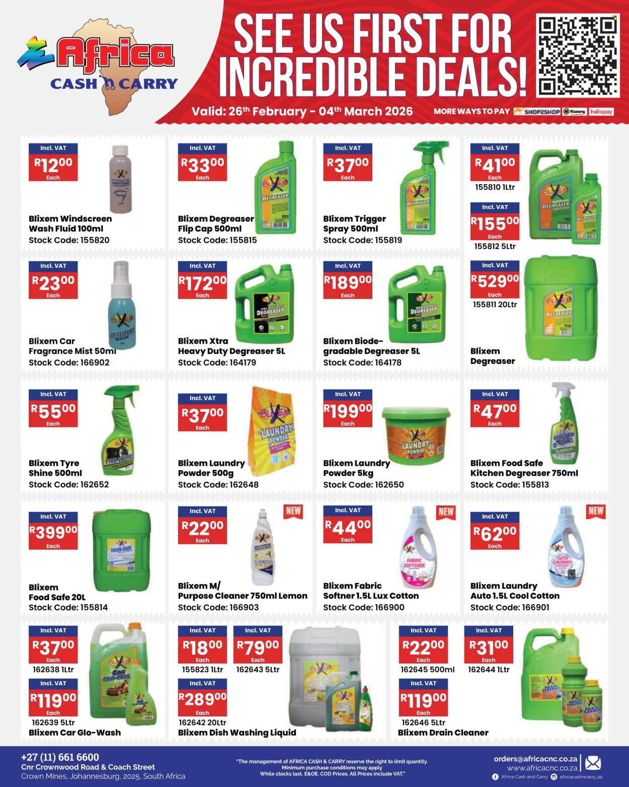 Africa Cash & Carry specials - 26/02/2026 - 04/03/2026. Page 43