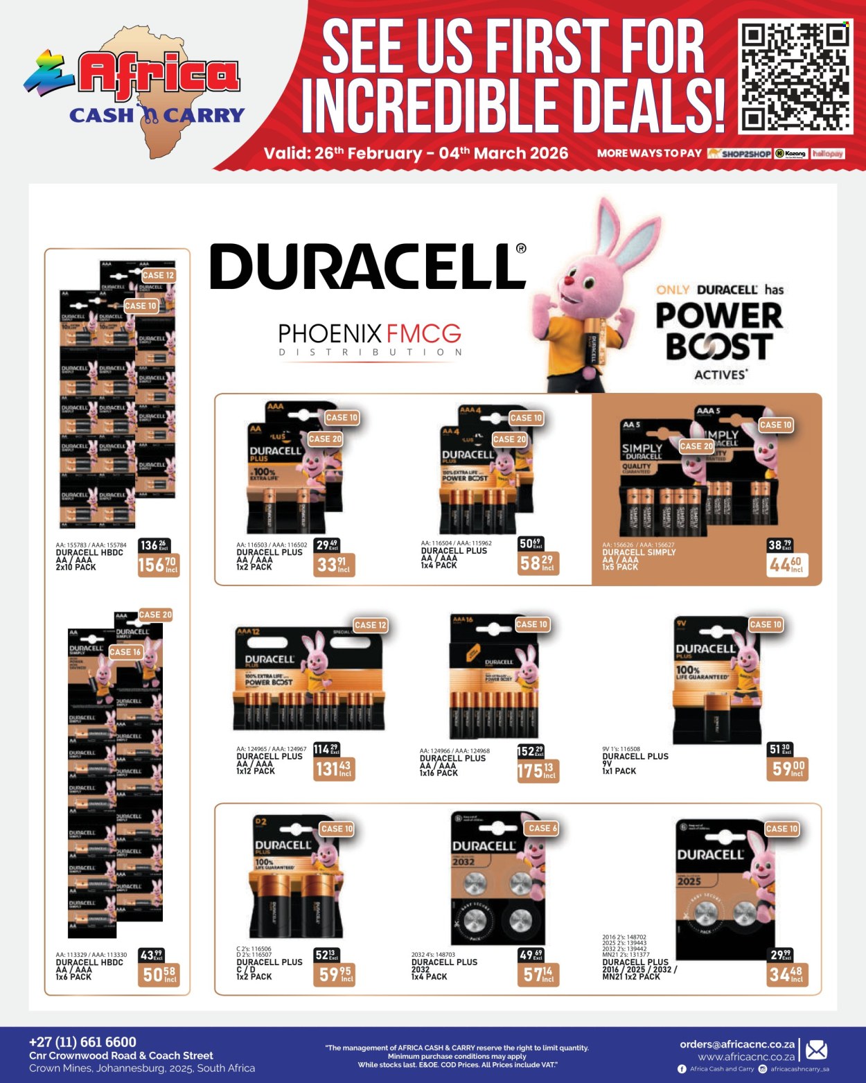 Africa Cash & Carry specials - 26/02/2026 - 04/03/2026. Page 50