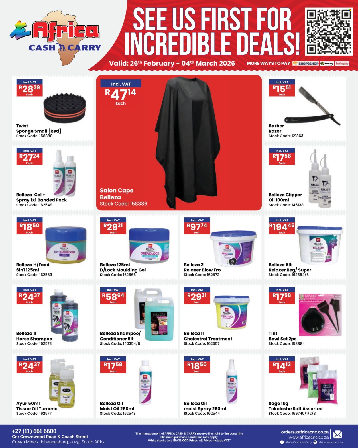 Africa Cash & Carry specials - 26/02/2026 - 04/03/2026. Page 51