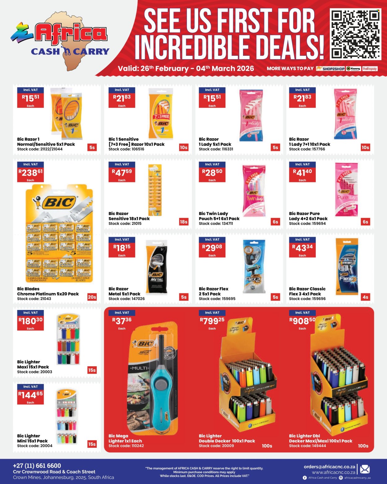 Africa Cash & Carry specials - 26/02/2026 - 04/03/2026. Page 52