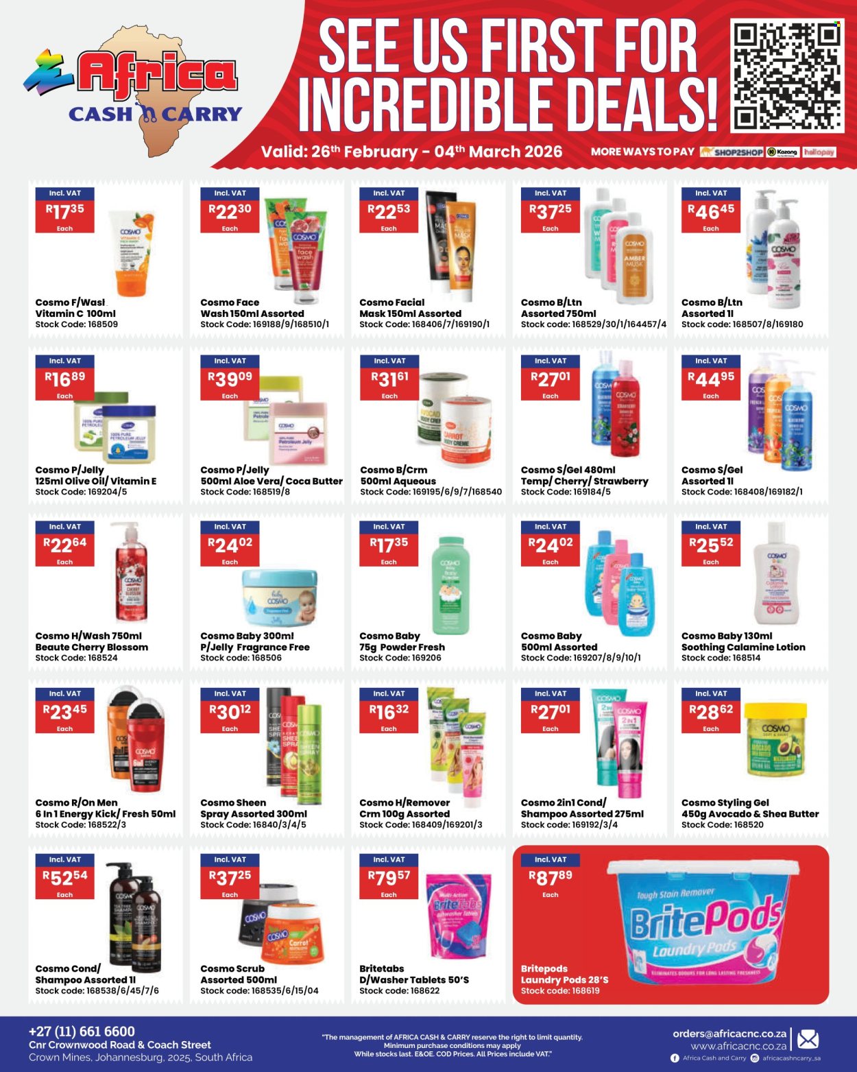 Africa Cash & Carry specials - 26/02/2026 - 04/03/2026. Page 54