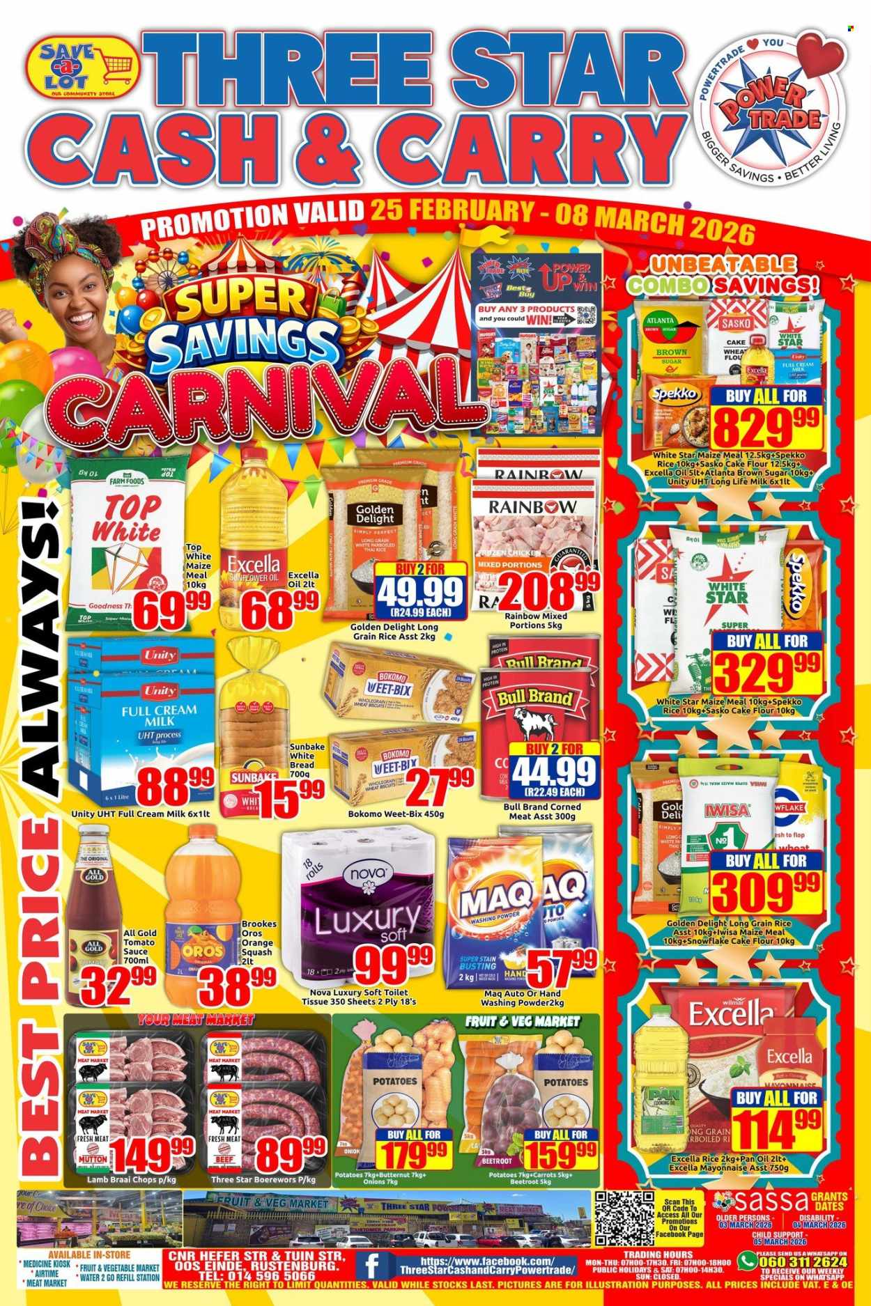 Three Star Cash and Carry specials - 25/02/2026 - 08/03/2026. Page 1
