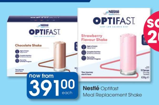 Nestlé Optifast Meal Replacement Shake