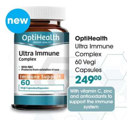 OptiHealth Ultra Immune Complex 60 Vegi Capsules