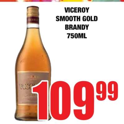 VICEROY SMOOTH GOLD BRANDY 750ML