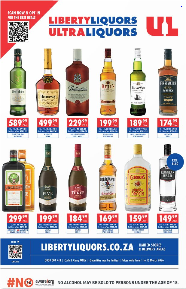 Liberty Liquors specials - 01/03/2026 - 15/03/2026. Page 1