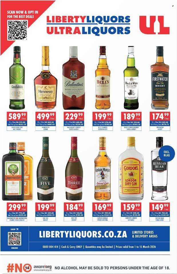 Liberty Liquors catalogue  - 01/03/2026 - 15/03/2026.