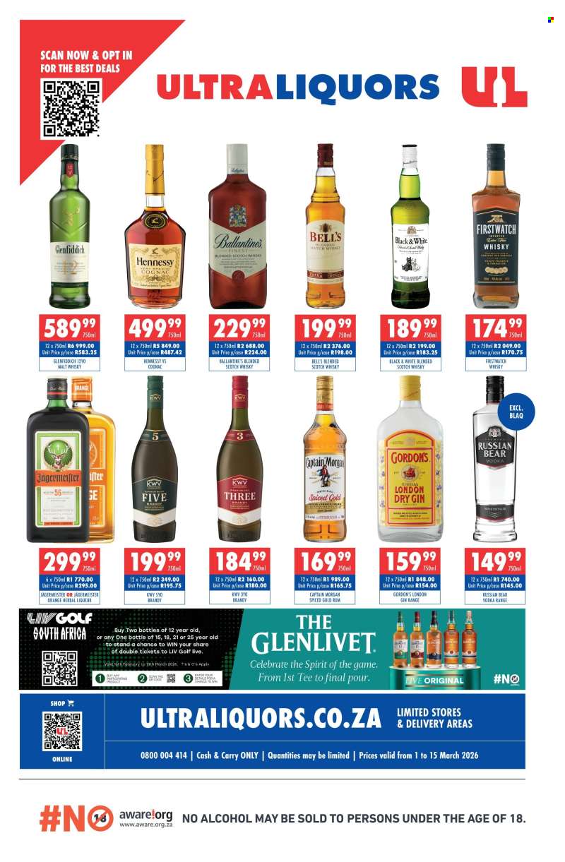 Ultra Liquors catalogue  - 01/03/2026 - 15/03/2026.