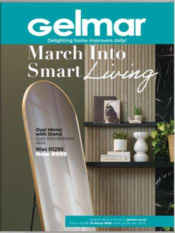 Gelmar catalogue  - 02/03/2026 - 31/03/2026.